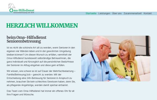 Vorschau von www.oma-hilfsdienst.de, Oma-Hilfsdienst