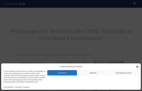 Vorschau von www.dpsg-leutershausen.de, DPSG Hirschberg-Leutershausen