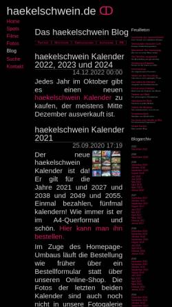 Vorschau der mobilen Webseite haekelschwein.de, Budde, Michael - haekelschwein.de