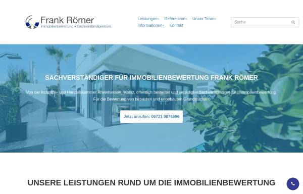 Vorschau von www.immogutachter24.de, Römer Immobilien Consulting GmbH