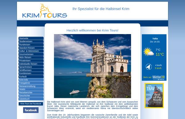 Vorschau von krim-tours.com, Krim Tours