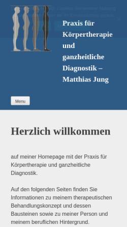 Vorschau der mobilen Webseite www.triggerpunkt-ausbildung.de, Triggerpunkt Ausbildung Matthias Jung