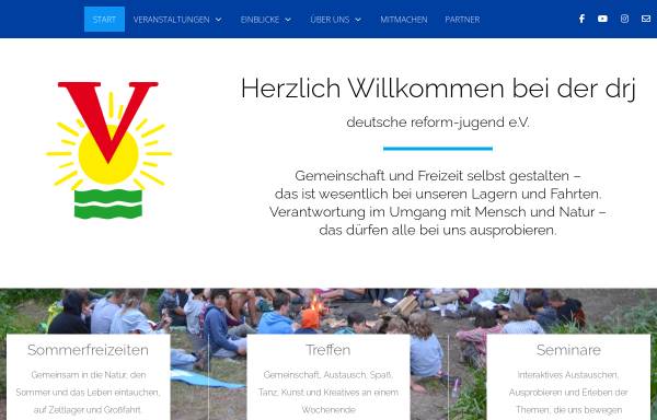 Vorschau von www.drj.de, Deutsche Reform-Jugend e.V.