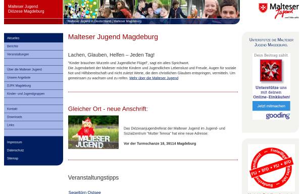 Vorschau von www.malteserjugend-magdeburg.de, Malteser Jugend Magdeburg