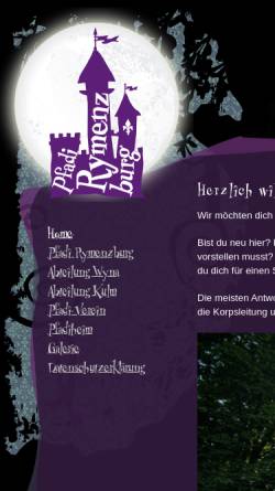 Vorschau der mobilen Webseite www.rymenzburg.ch, Pfadi Rymenzburg