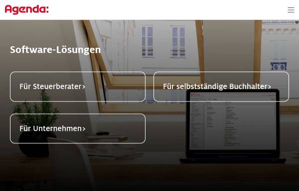 Vorschau von www.agenda-software.de, Agenda Informationssysteme GmbH & Co. KG