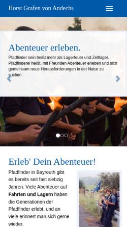 Vorschau der mobilen Webseite www.grafen-von-andechs.de, PbW - Horst Grafen von Andechs