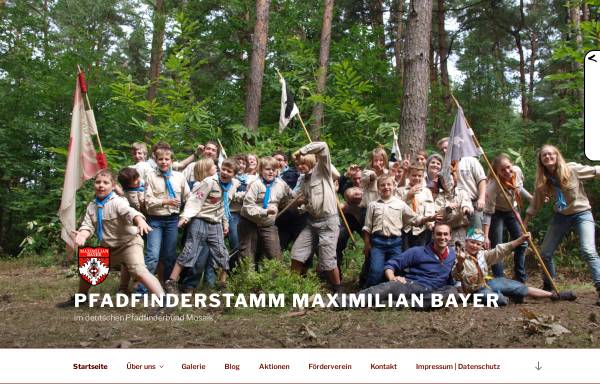 Vorschau von www.maximilian-bayer.de, DPBM - Stamm Maximilian Bayer