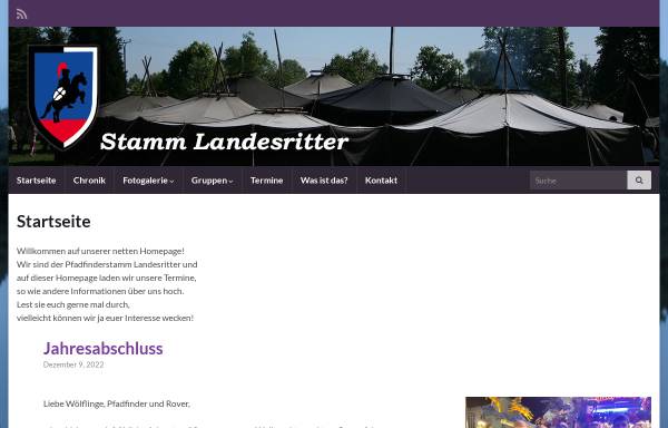 Vorschau von www.landesritter.de, DPBM Stamm Landesritter