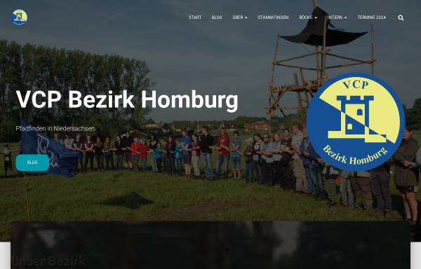 Vorschau von www.bezirk-homburg.de, VCP Bezirk Homburg