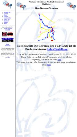 Vorschau der mobilen Webseite www.kleiner-prinz.de, VCP Gau Nassau-Oranien
