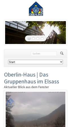 Vorschau der mobilen Webseite www.oberlin-haus.de, VCP Land Baden Oberlin Haus