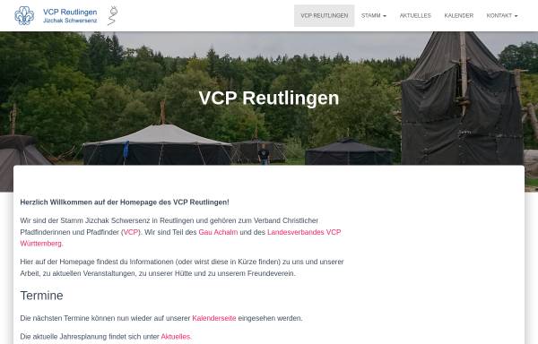 Vorschau von www.vcp-reutlingen.de, VCP Stamm Jizchak Schwersenz - Reutlingen