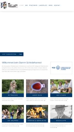 Vorschau der mobilen Webseite www.vcp-taunusstein.de, VCP Stamm Schinderhannes - Taunusstein