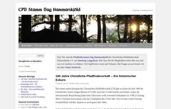 Vorschau von www.hammarskjoeld.de, CPD Stamm Dag Hammarskjöld, Hamburg