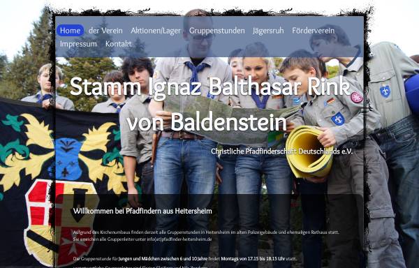 Vorschau von www.pfadfinder-heitersheim.de, CPD Stamm Ignaz Balthasar Rink von Baldenstein