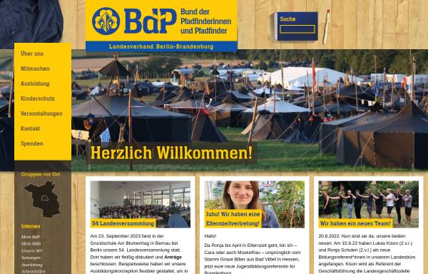 Vorschau von www.bdp-bbb.de, BdP Landesverband Berlin-Brandenburg