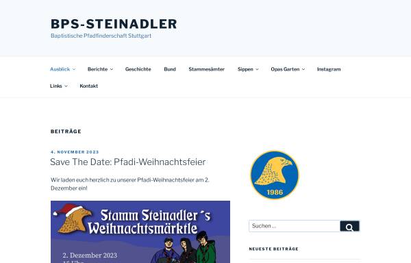 Vorschau von www.bps-stuttgart.de, BPS - Stamm Steinadler, Stuttgart