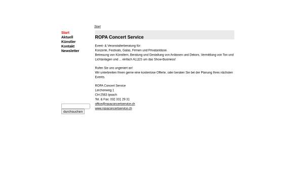 Ropa Concert Service