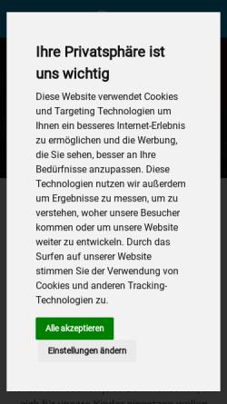 Vorschau der mobilen Webseite www.cpa-mittelrhein.de, CPA Landesverband Mittelrhein