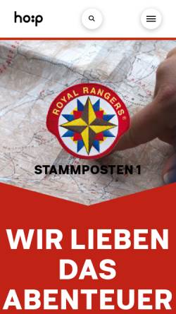 Vorschau der mobilen Webseite www.stammposten1.de, RR 1 - Stamm Bremen