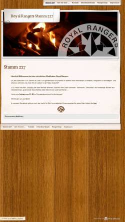 Vorschau der mobilen Webseite royal-rangers-227.de, RR 227 - Stamm Bremen