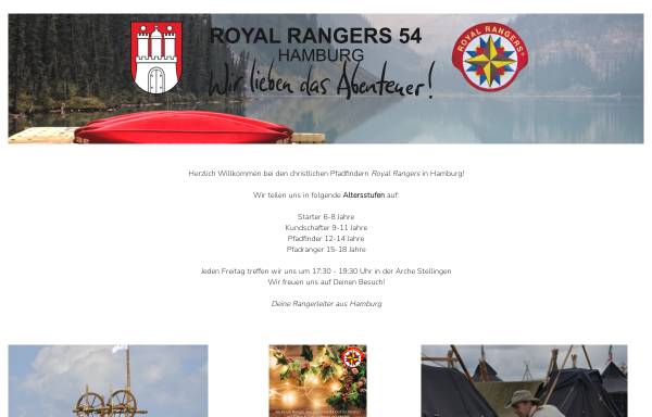 Vorschau von www.rr54.de, Royal Rangers Stammposten 54