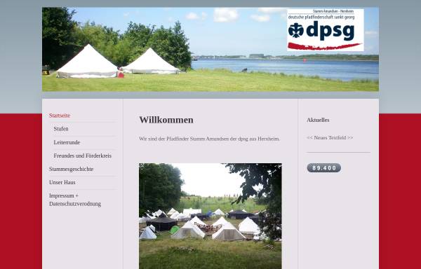 Vorschau von www.dpsg-herxheim.de, DPSG Stamm Amundsen, Herxheim