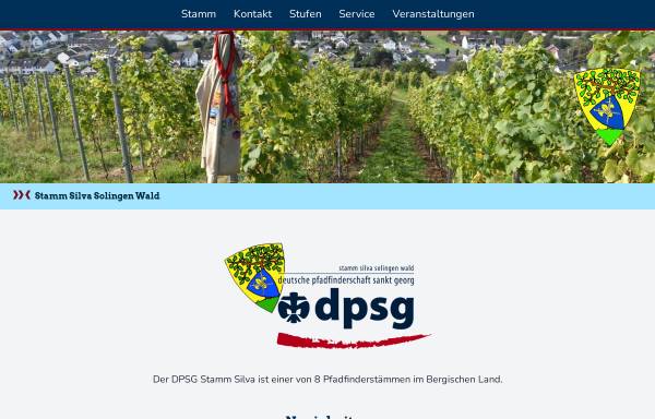 Vorschau von www.stammsilva.de, DPSG - Stamm Silva, Solingen-Wald