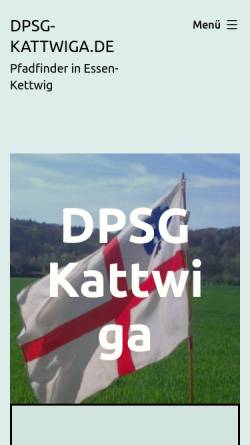 Vorschau der mobilen Webseite dpsg-kattwiga.de, DPSG Stamm Kattwiga