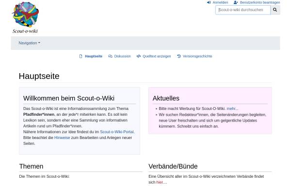 Vorschau von www.scout-o-wiki.de, Scout-o-Wiki