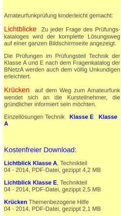 Vorschau der mobilen Webseite www.dl9hcg.a36.de, Logarithmisch-Periodische Dipol-Antennen
