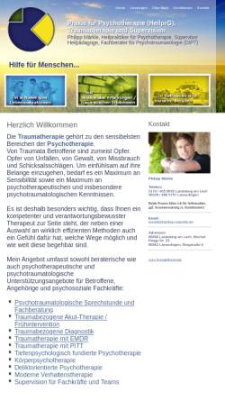 Vorschau der mobilen Webseite www.philipp-maerkle.de, Praxis für Psychotherapie (HeilprG)