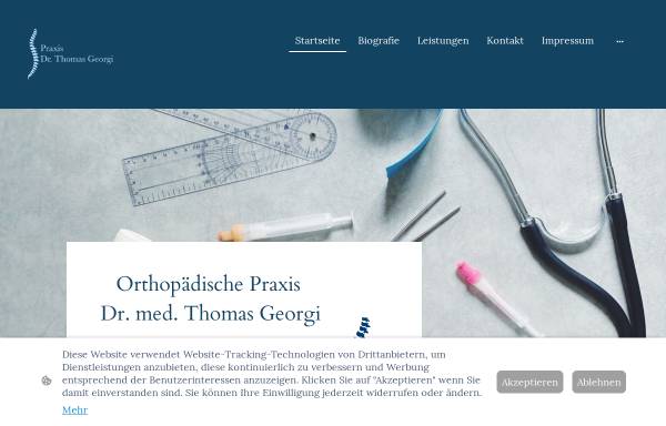 Vorschau von www.praxis-georgi.de, Orthopädie-Praxis Dr. Georgi