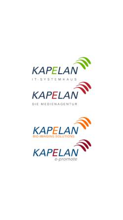 Vorschau der mobilen Webseite www.kapelan.com, LabImage Plattform by Kapelan GmbH