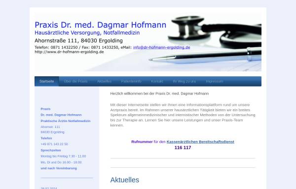 Vorschau von www.dr-hofmann-ergolding.de, Hofmann, Dr. med. Dagmar