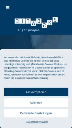 Vorschau der mobilen Webseite www.bitqms.de, BITqms von Bitworks EDV-Dienstleistungs-GmbH