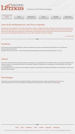 Vorschau der mobilen Webseite www.lektorat-letzkus.de, Lektorat Letzkus