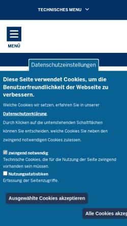 Vorschau der mobilen Webseite www.zfsl.nrw.de, Zentren für schulpraktische Lehrerausbildung in NRW