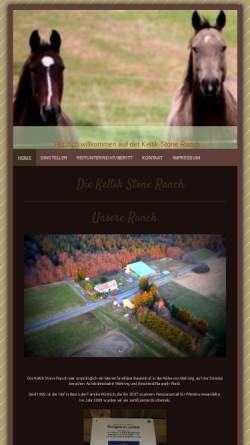 Vorschau der mobilen Webseite www.keltik-stone-ranch.de, Keltik Stone Ranch