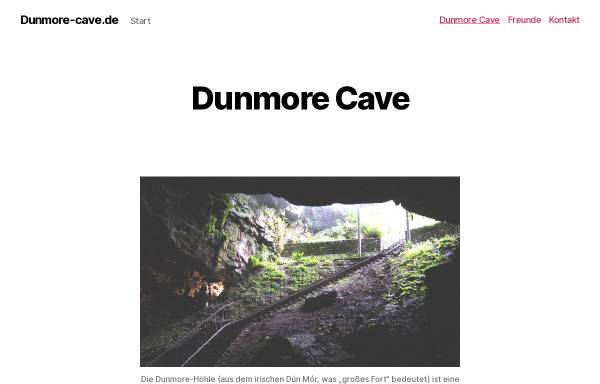 Vorschau von www.dunmore-cave.de, Dunmore Cave
