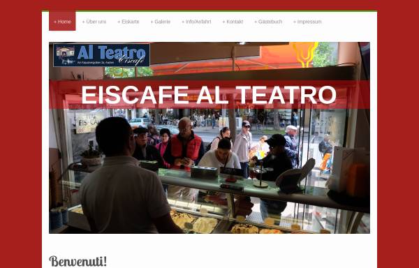 Vorschau von www.eiscafe-alteatro-aachen.de, Eiscafe Al Teatro