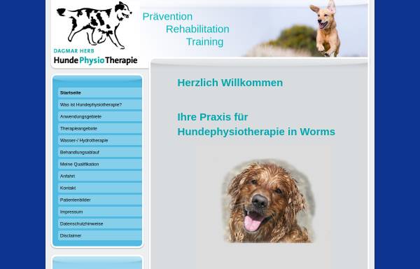 Vorschau von www.hundephysio-herb.de, HundePhysioTherapie Dagmar Herb