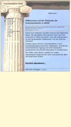 Vorschau der mobilen Webseite griechischlehrer-nrw.de, Griechischlehrer NRW