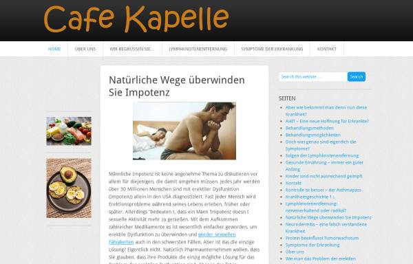 Vorschau von www.cafe-kapelle.de, Kapelle Cafe und Bar