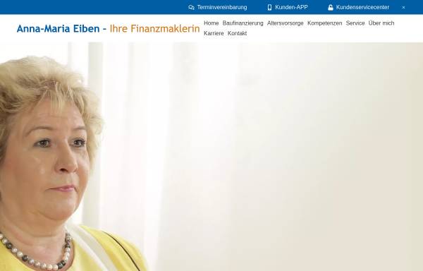 Vorschau von www.finanzberatung-eiben.de, Anna-Maria Eiben - die FinancialArchitects AG