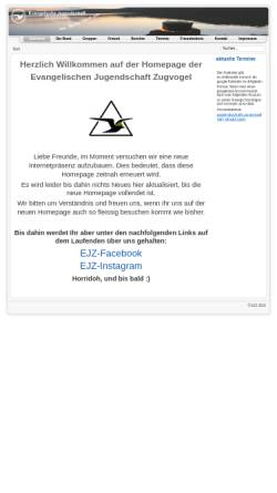 Vorschau der mobilen Webseite www.evangelische-jugendschaft-zugvogel.de, Evangelische Jugendschaft Zugvogel