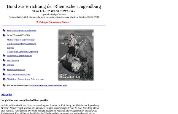 Vorschau von www.nerother-wandervogel.de, NWV Nerother Wandervogel