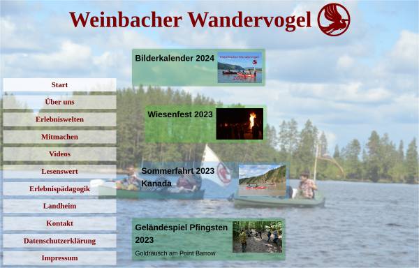 Vorschau von www.weinbacher-wv.de, Weinbacher Wandervogel