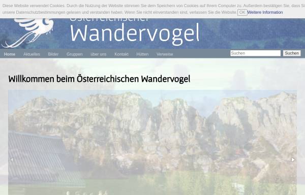 Vorschau von www.wandervogel.at, Österreichischer Wandervogel